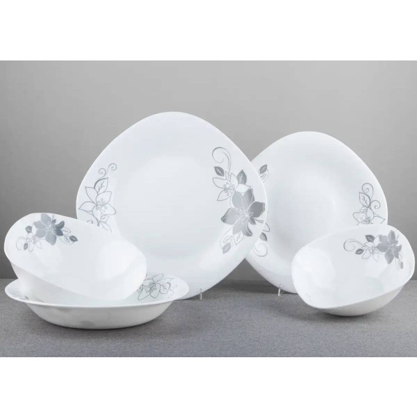 Фото - Салатник Vittora V-190Stl Тендітна лілія Square 190 мм