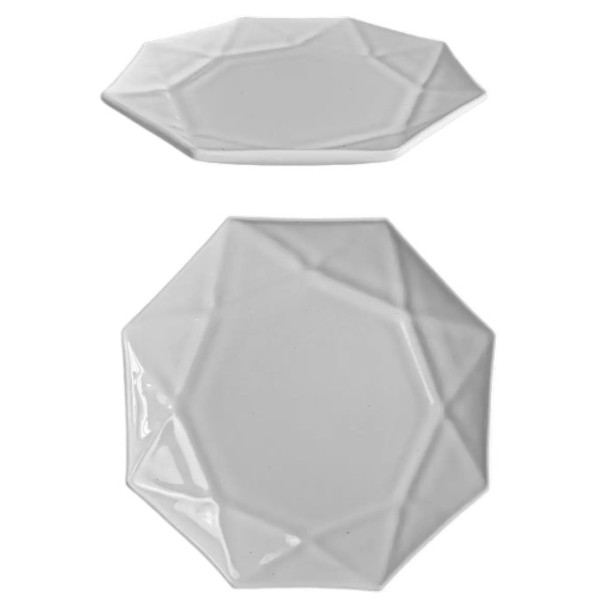 Фото - Тарелка десертная Vittora Blanco Astra 205 мм (V-205AS)