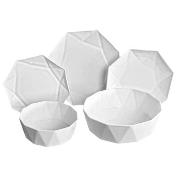 Фото - Тарілка обідня Vittora Blanco Astra 255 мм (V-255AS)