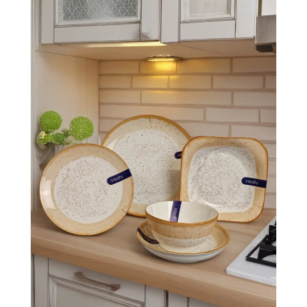 Фото - Тарелка десертная Vittora Аполлон 203 мм (VT-P-1203AP)