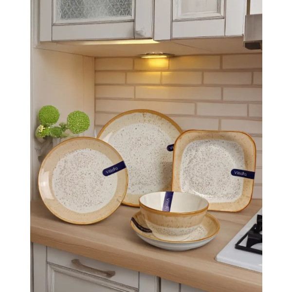 Фото - Тарелка обеденная Vittora Аполлон 254 мм (VT-P-1254AP)