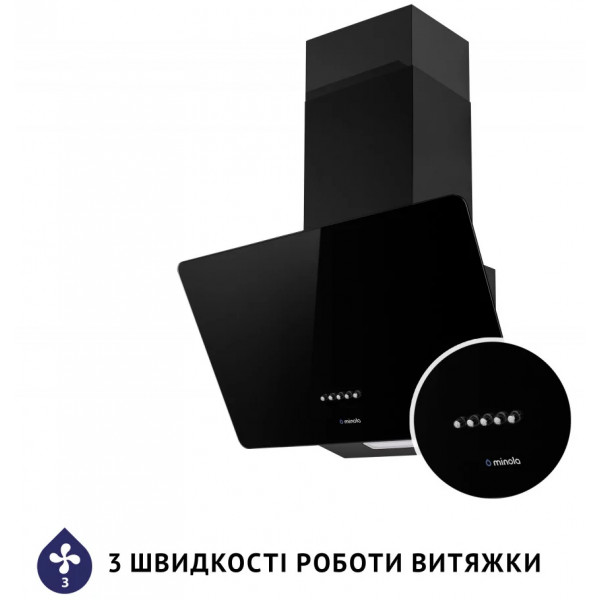Фото - Витяжка декоративна Minola HDN 5224 BL 700 LED