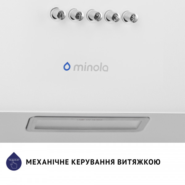 Фото - Витяжка декоративна Minola HDN 5224 WH 700 LED