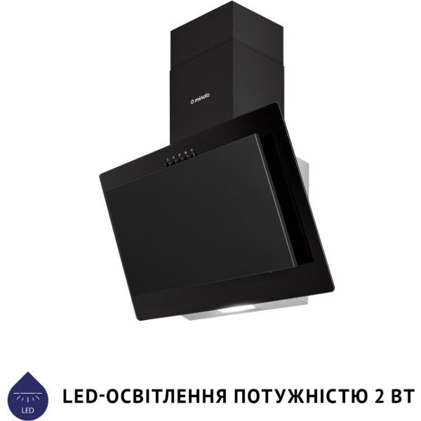 Фото - Витяжка декоративна Minola HDN 6124 BL LED