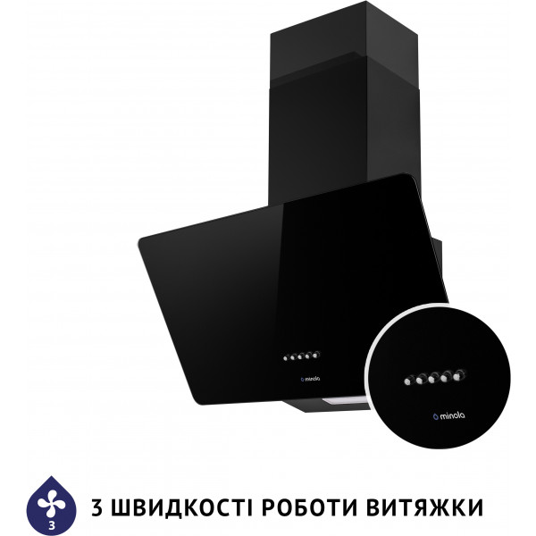 Фото - Вытяжка декоративная Minola HDN 6224 BL 700 LED