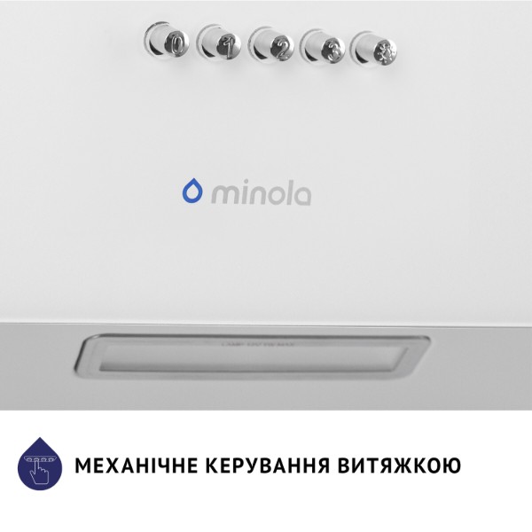 Фото - Витяжка декоративна Minola HDN 6224 WH 700 LED