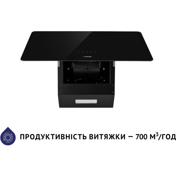 Фото - Витяжка декоративна Minola HVS 6224 BL 700 LED