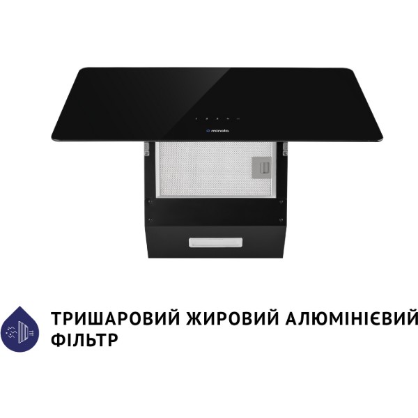Фото - Витяжка декоративна Minola HVS 6224 BL 700 LED