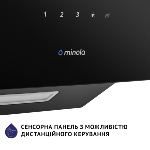 Фото - Витяжка декоративна Minola HVS 6224 BL 700 LED