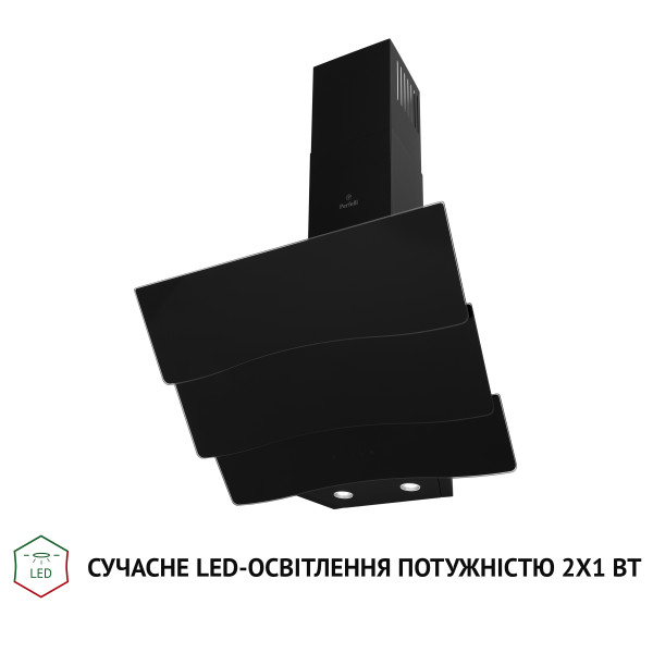 Фото - Вытяжка декоративная Perfelli DNS 6482 D 850 BL LED