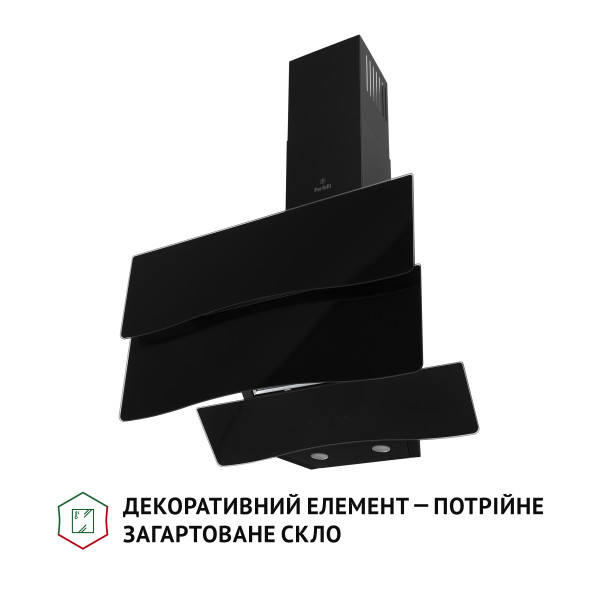 Фото - Вытяжка декоративная Perfelli DNS 6482 D 850 BL LED