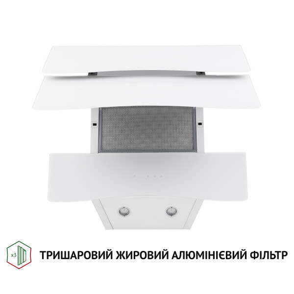 Фото - Витяжка декоративна Perfelli DNS 6482 D 850 WH LED