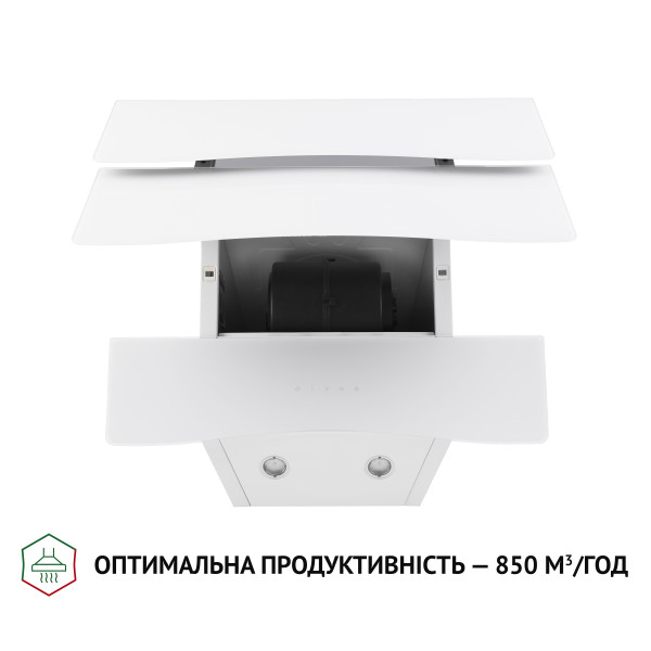 Фото - Витяжка декоративна Perfelli DNS 6482 D 850 WH LED