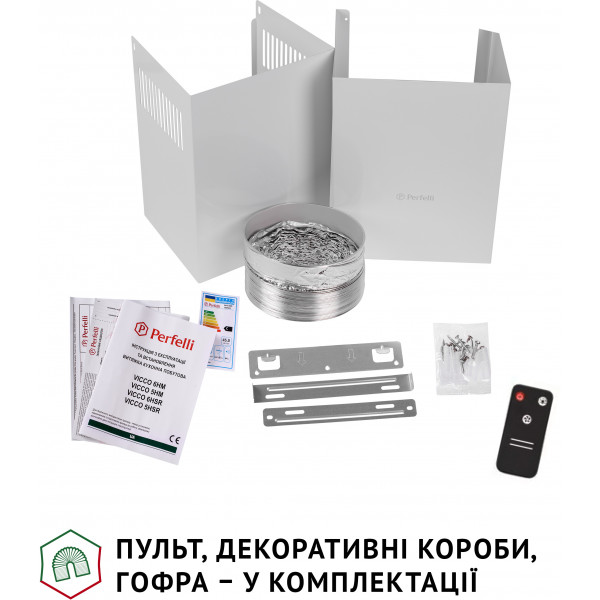 Фото - Вытяжка декоративная Perfelli VICCO 5HSR BIANCO