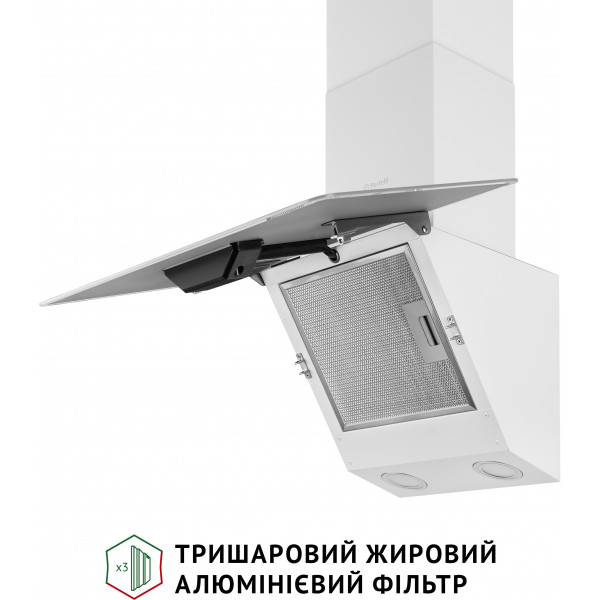Фото - Витяжка декоративна Perfelli VICCO 6HM BIANCO