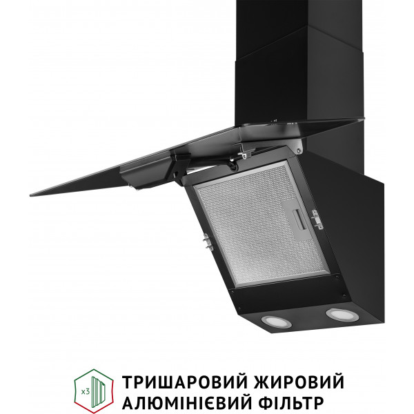 Фото - Витяжка декоративна Perfelli VICCO 6HM NERO