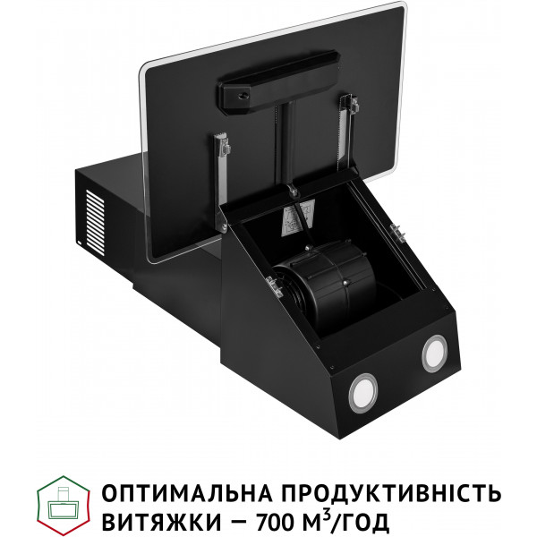 Фото - Витяжка декоративна Perfelli VICCO 6HSR NERO