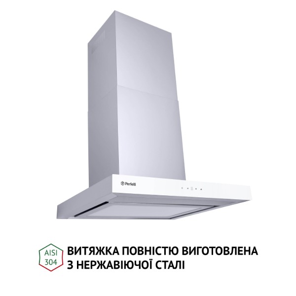 Фото - Витяжка декоративна Perfelli TS 6635 I/WH 1000 LED