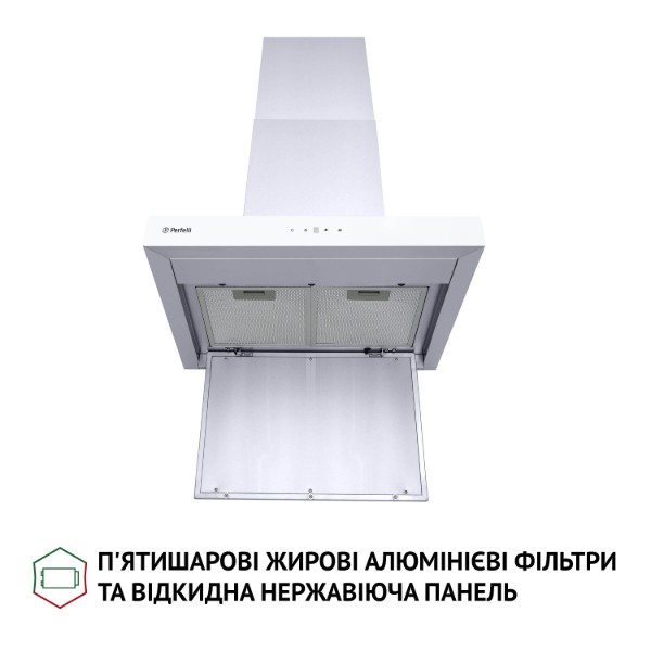 Фото - Витяжка декоративна Perfelli TS 6635 I/WH 1000 LED