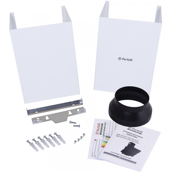 Фото - Вытяжка декоративная Perfelli TS 6723 B 1100 WH LED Strip