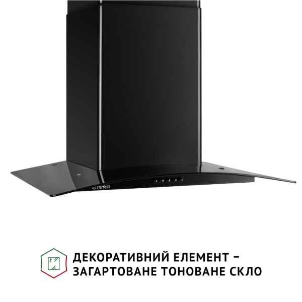 Фото - Вытяжка декоративная Perfelli GRASSI 6HMB NERO