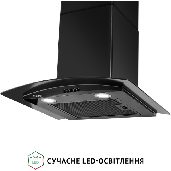 Фото - Вытяжка декоративная Perfelli GRASSI 6HMB NERO