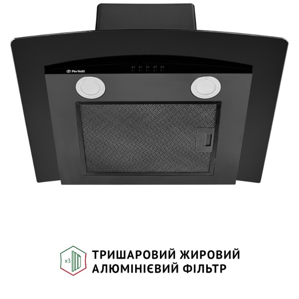 Фото - Вытяжка декоративная Perfelli GRASSI 6HMB NERO