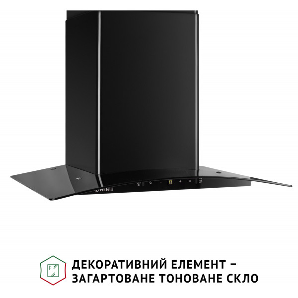 Фото - Витяжка декоративна Perfelli GRASSI 6PWB NERO