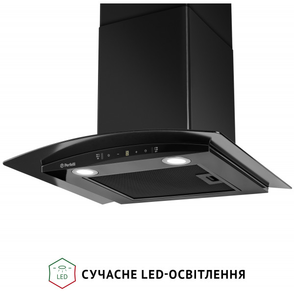 Фото - Витяжка декоративна Perfelli GRASSI 6PWB NERO