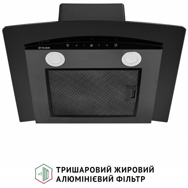 Фото - Витяжка декоративна Perfelli GRASSI 6PWB NERO