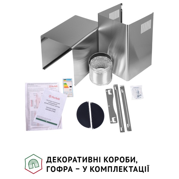Фото - Вытяжка декоративная Perfelli GRASSI 6PWX INOX