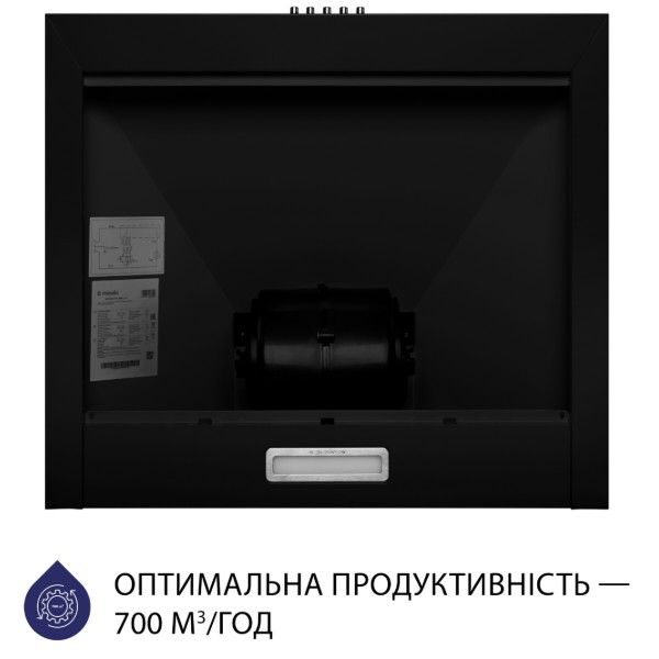 Фото - Вытяжка декоративная Minola HK 5214 BL 700 LED