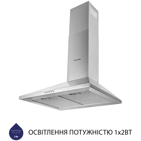 Фото - Витяжка декоративна Minola HK 5214 I 700 LED