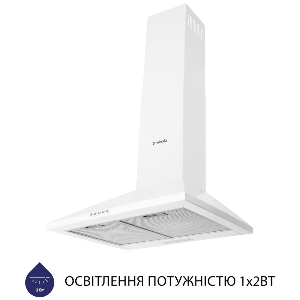 Фото - Витяжка декоративна Minola HK 5214 WH 700 LED