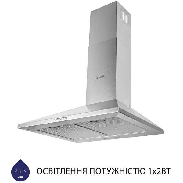 Фото - Вытяжка декоративная Minola HK 5614 I 1000 LED
