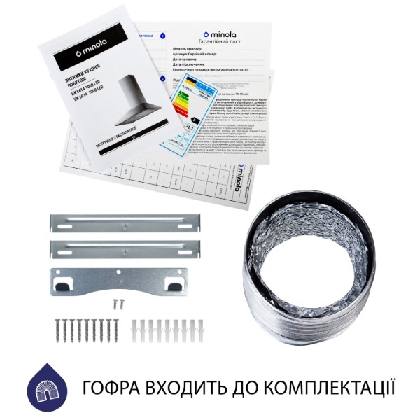 Фото - Витяжка декоративна Minola HK 5614 BL 1000 LED