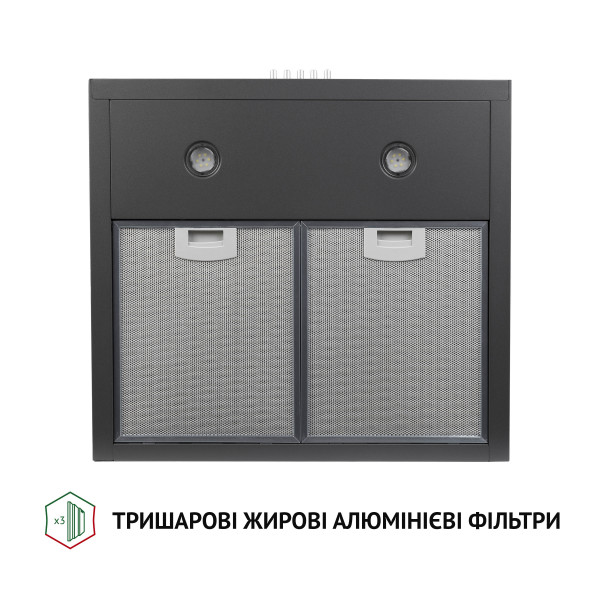 Фото - Витяжка декоративна Perfelli K 5202 SG 700 LED