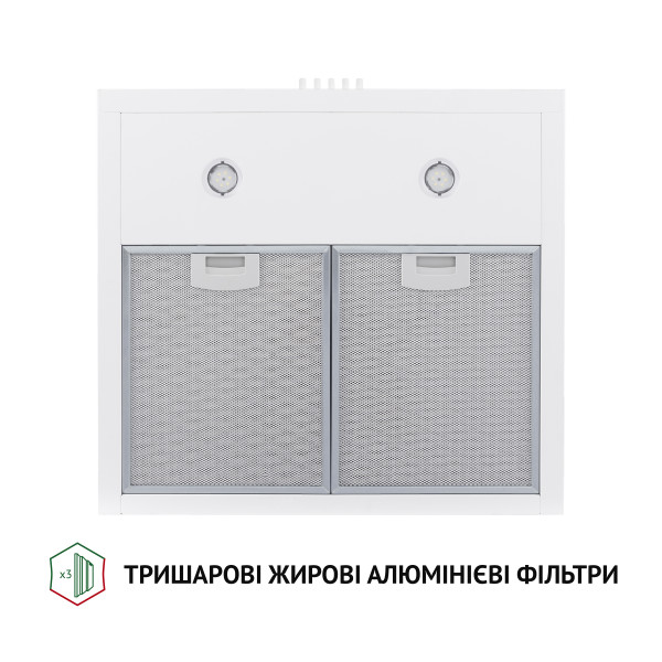 Фото - Вытяжка декоративная Perfelli K 5202 WH 700 LED
