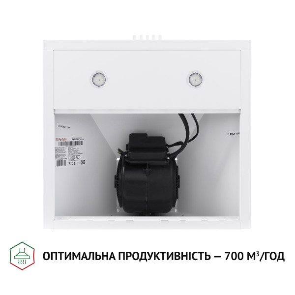 Фото - Вытяжка декоративная Perfelli K 5202 WH 700 LED