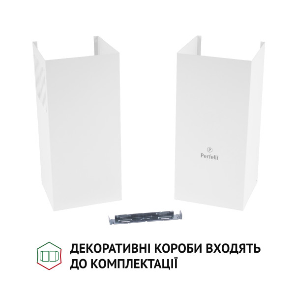 Фото - Вытяжка декоративная Perfelli K 5202 WH 700 LED