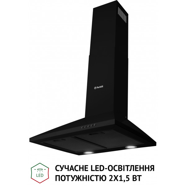 Фото - Уценка - Вытяжка декоративная Perfelli K 5210 BL 700 LED