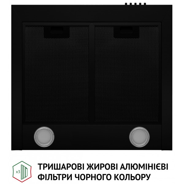 Фото - Витяжка декоративна Perfelli K 6610 BL 1000 LED