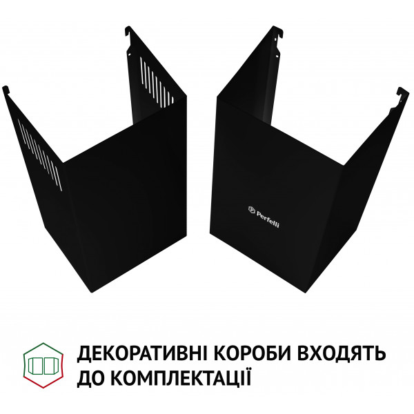 Фото - Витяжка декоративна Perfelli K 6610 BL 1000 LED