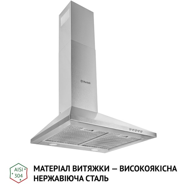 Фото - Витяжка декоративна Perfelli K 6610 I 1000 LED