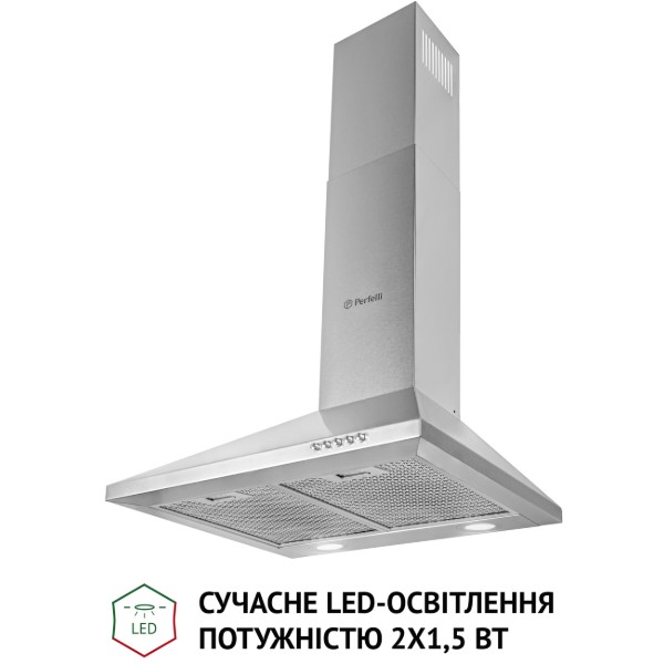 Фото - Витяжка декоративна Perfelli K 6610 I 1000 LED