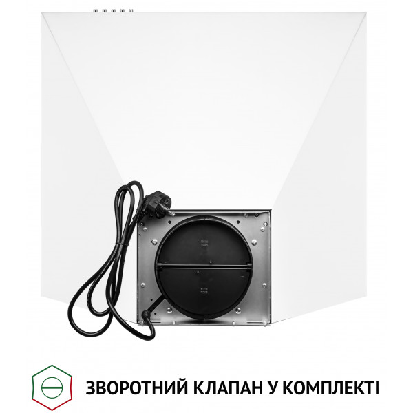 Фото - Витяжка декоративна Perfelli K 6610 WH 1000 LED