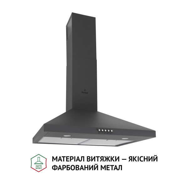 Фото - Витяжка декоративна Perfelli K 6402 SG 850 LED