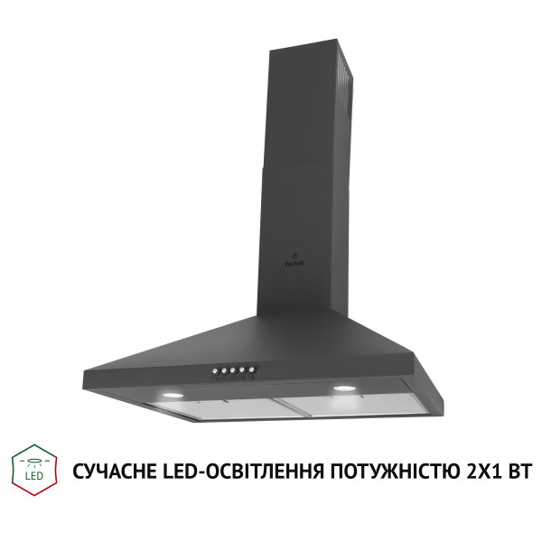 Фото - Витяжка декоративна Perfelli K 6402 SG 850 LED