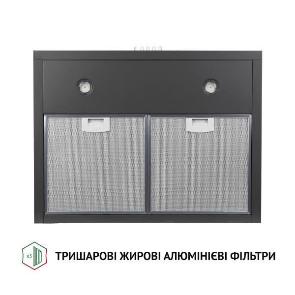 Фото - Витяжка декоративна Perfelli K 6402 SG 850 LED