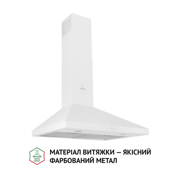Фото - Витяжка декоративна Perfelli K 6402 WH 850 LED